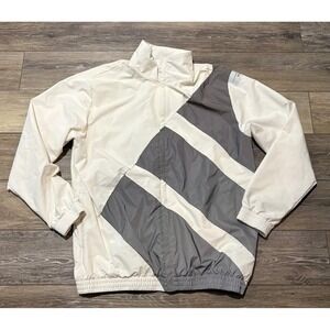 NWOT Adidas Men's EQT Reflect Track Jacket - White/Gray - XL